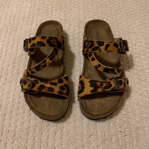 outwoods leopard sandals